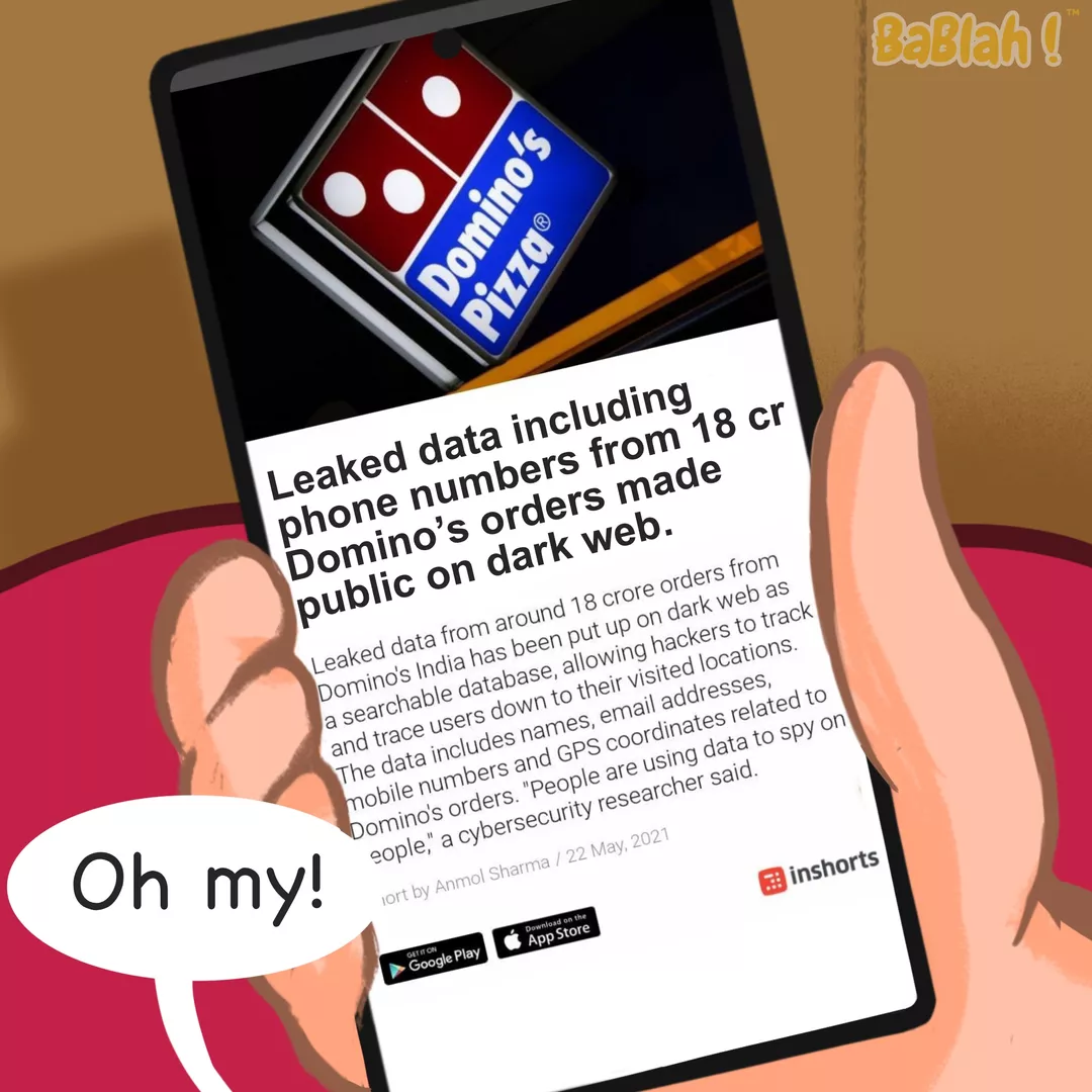 Did pizza steal your data?