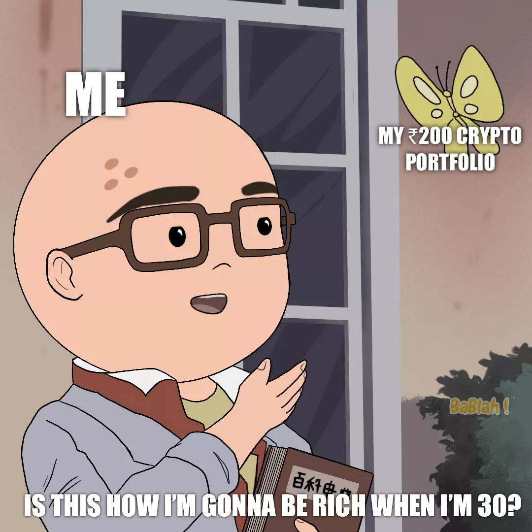 Investing in Crypto be like