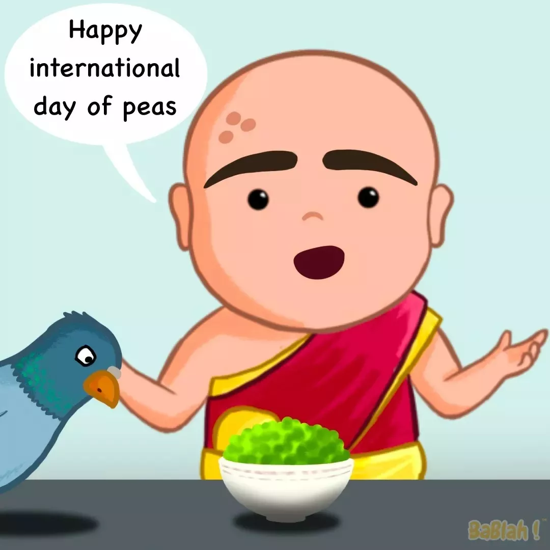 Peas sorry peace all around.😜