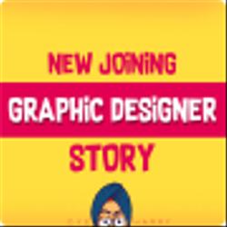 New joining of graphic designer story