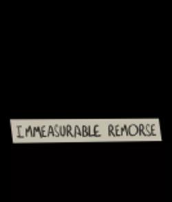 Immeasurable Remorse